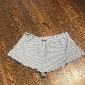 3/$15 Forever21 Light Blue Textured Shorts